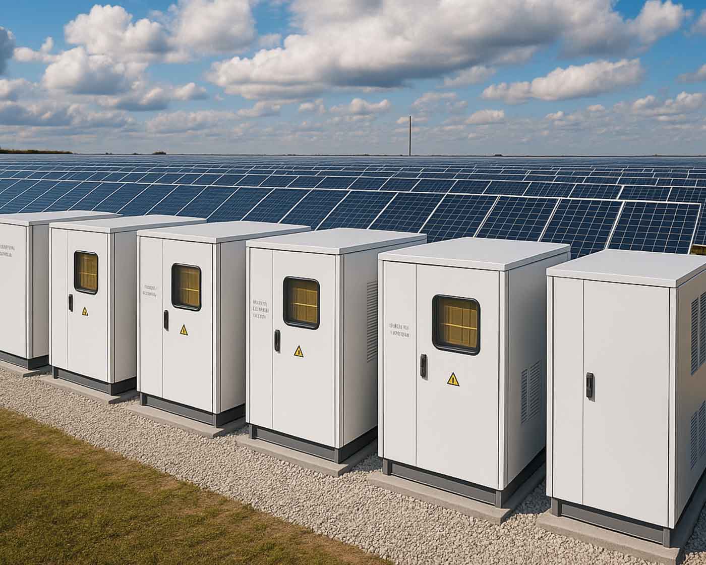 Skräddarsydd batterilagringslösning för företagsfastigheter med solpaneler