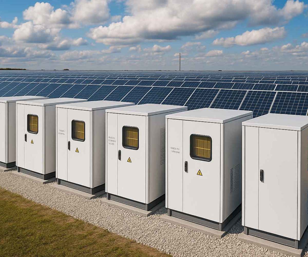 Skräddarsydd batterilagringslösning för företagsfastigheter med solpaneler