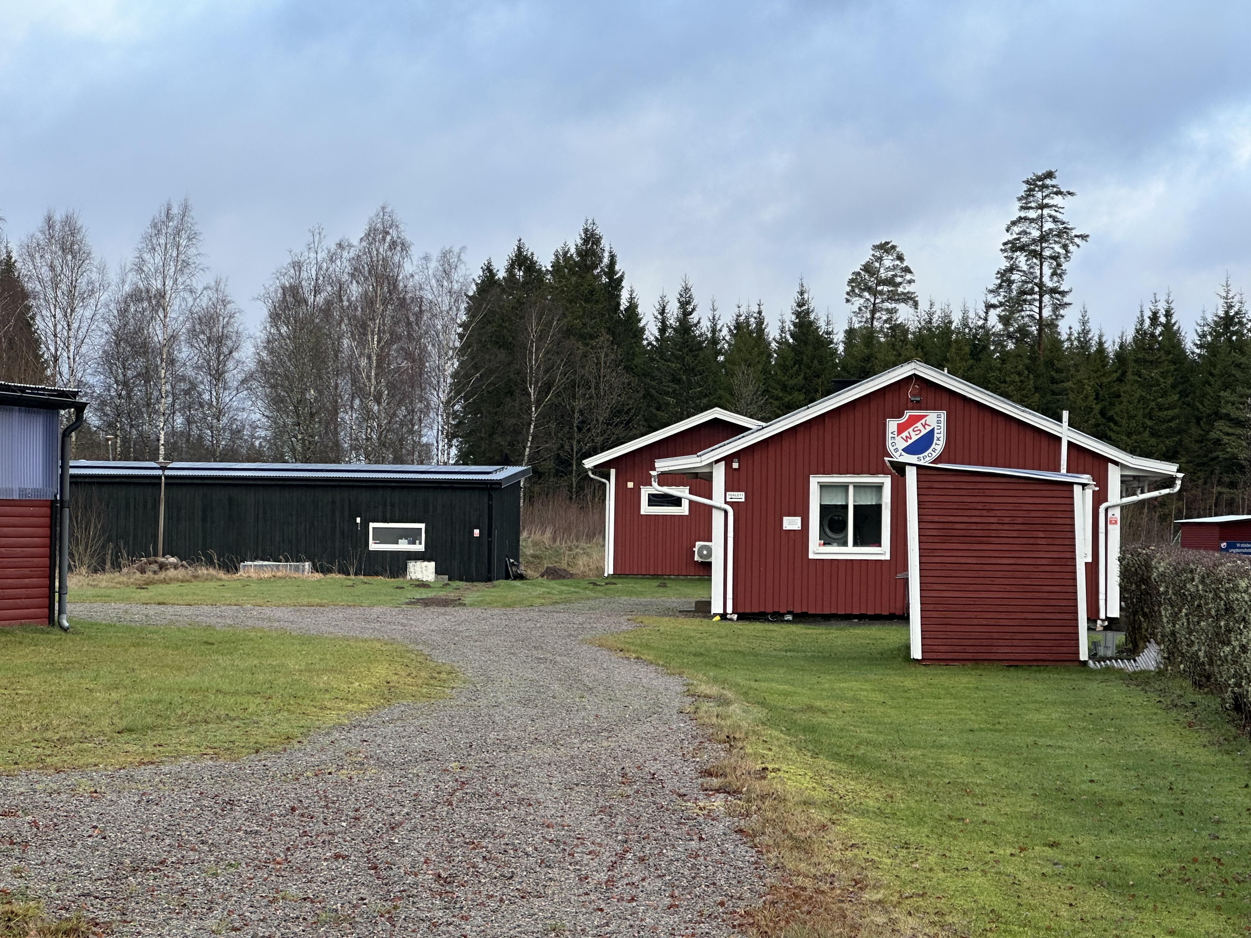Vegby SK:s klubbhus och anläggning vid Sämshov idrottsplats