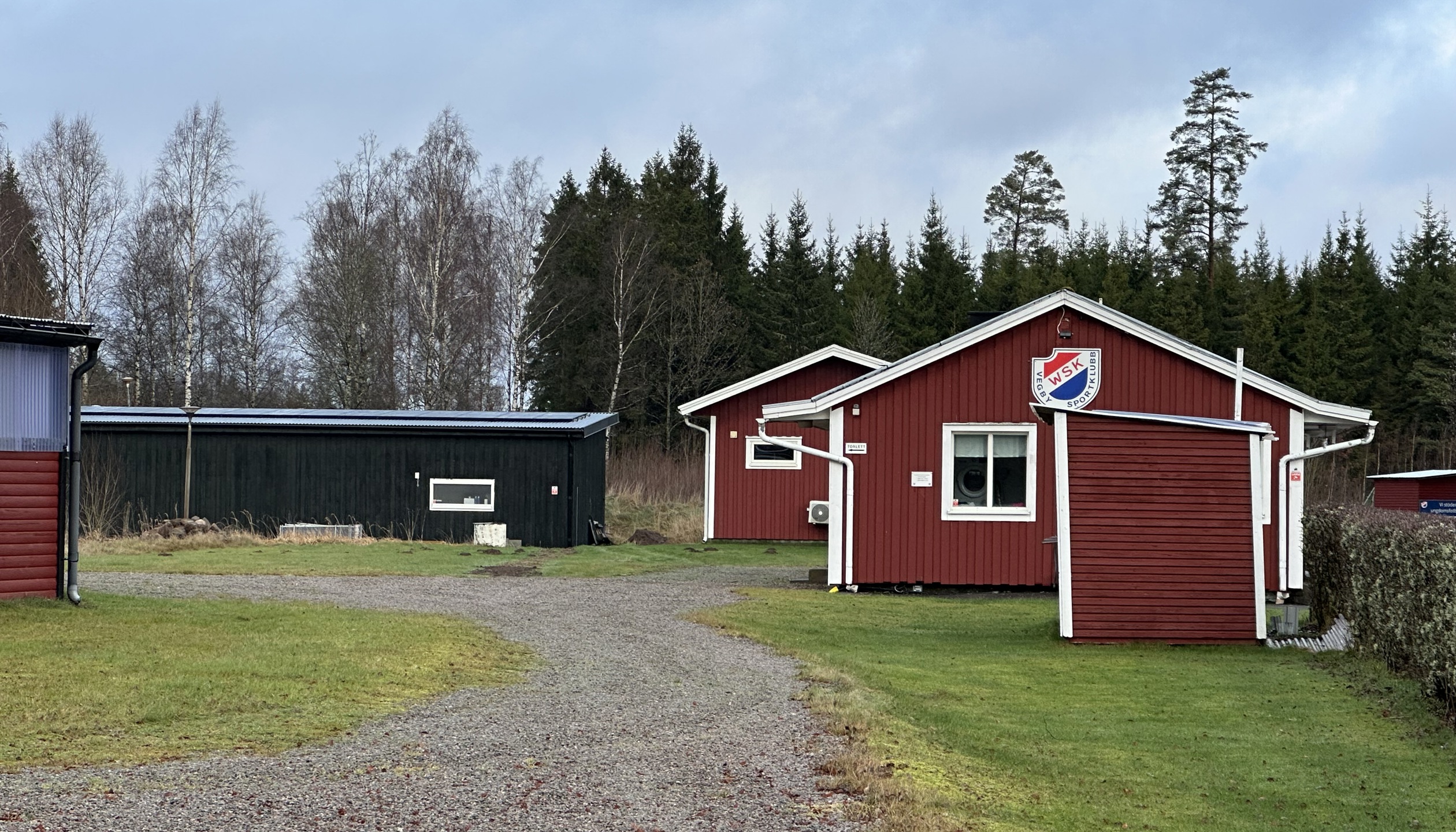 Vegby SK:s klubbhus och anläggning vid Sämshov idrottsplats